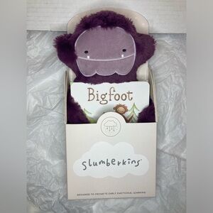 BNIB Amethyst Bigfoot Snuggler by Slumberkins